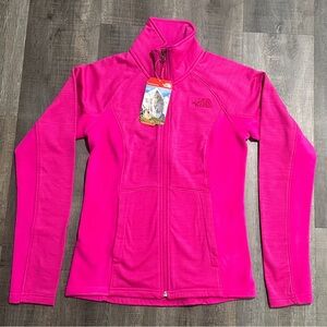 New Women’s XS North Face Full Zip Pink Castle Crags Jacket